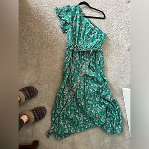 Green Floral Dress
